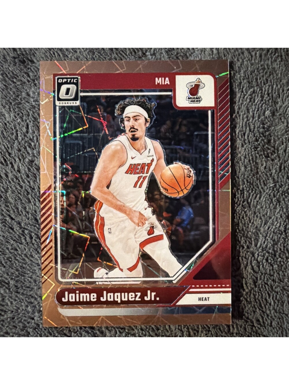 2024-25 Donruss Optic Bronze Velocity #22 Jaime Jaquez Jr. 119/125